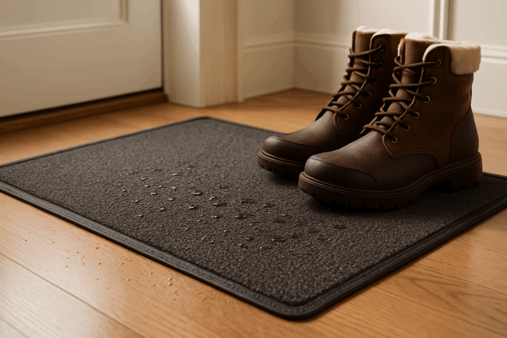 water absorbent retainer mats