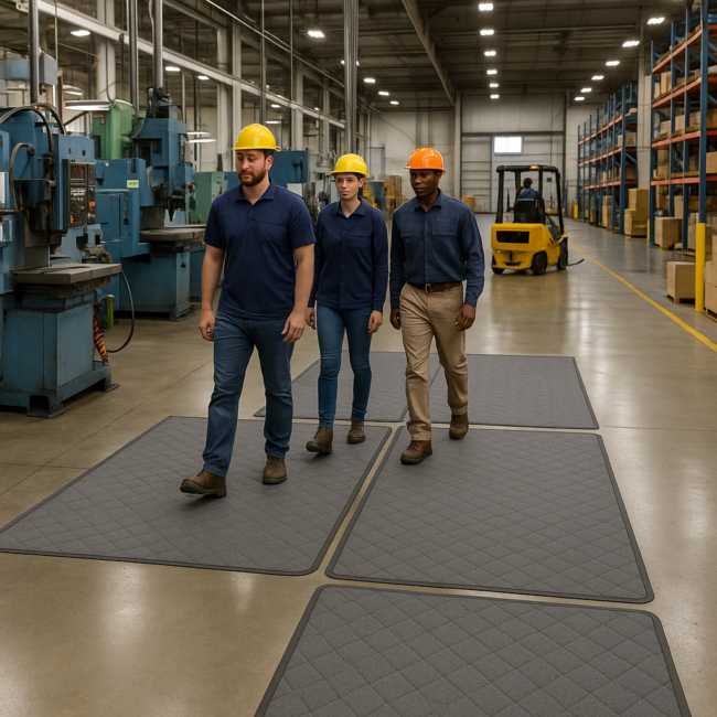 water absorbent retainer mats