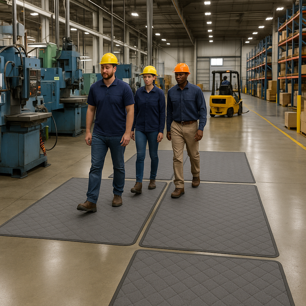 water absorbent retainer mats