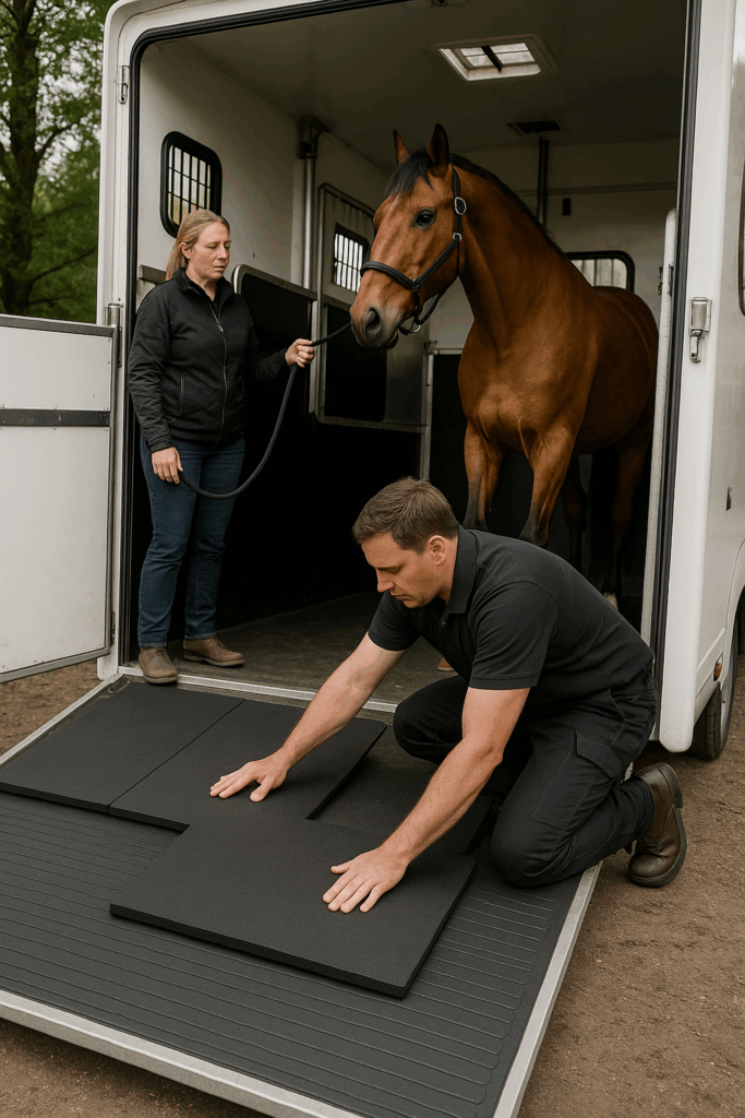 horse van mats