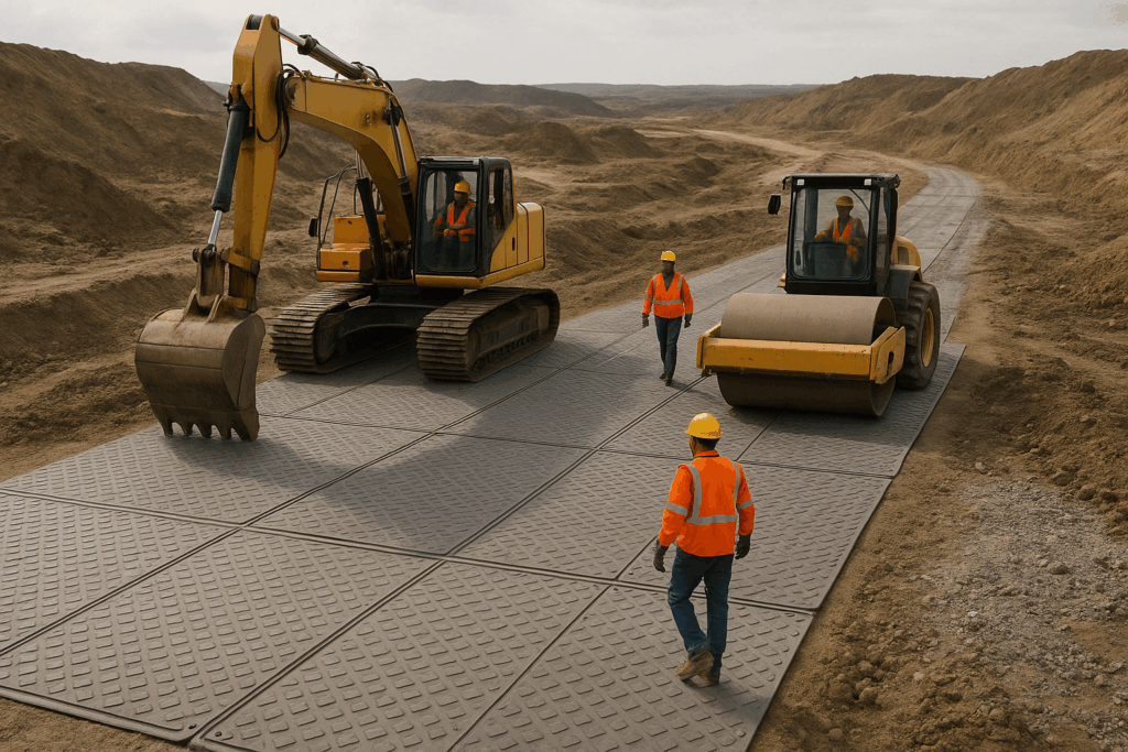 road roller mats