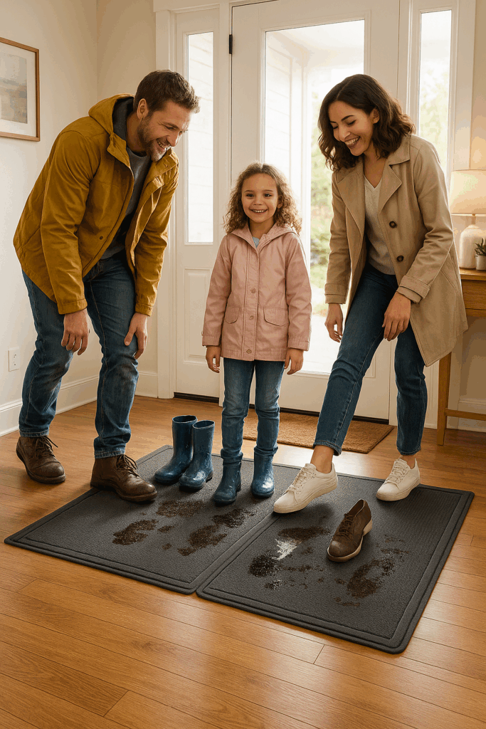 water absorbent retainer mats