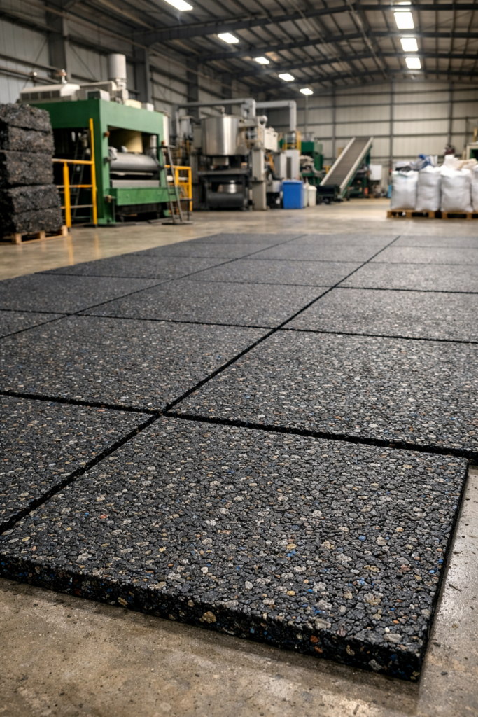 recycled rubber mats
